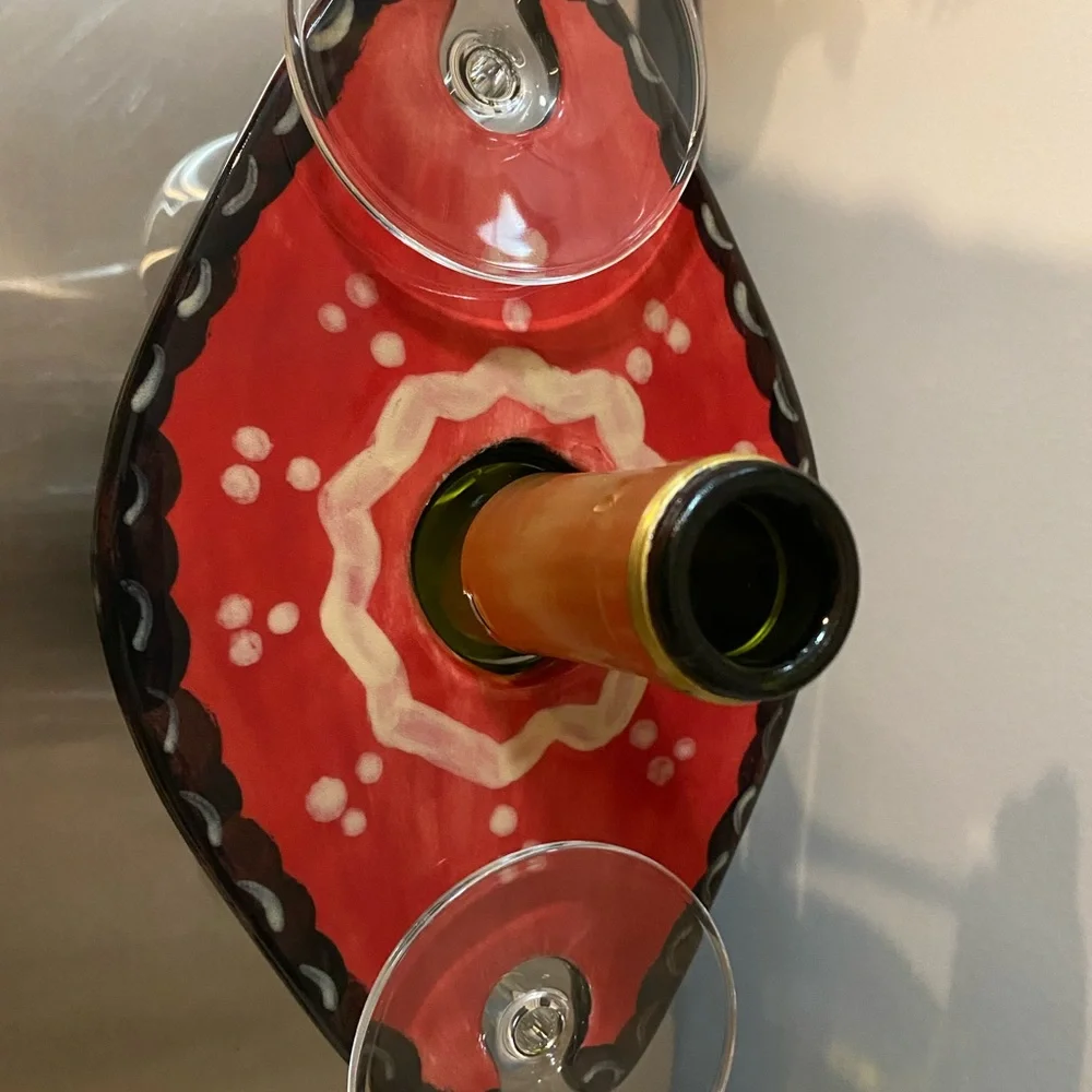 Wine glass holder